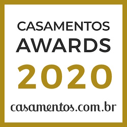 Prêmio Wedding Awards 2020 para VR Eventos em Uberlândia