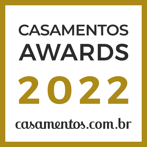 Prêmio Wedding Awards 2022 para VR Eventos em Uberlândia