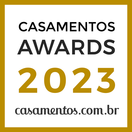 Prêmio Wedding Awards 2023 para VR Eventos em Uberlândia